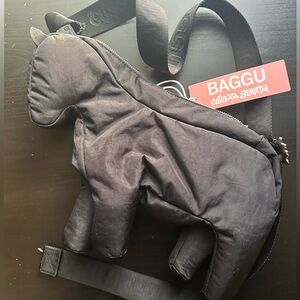 NWT Sold Out Collina Strada Black Horse-Shaped Crossbody Bag